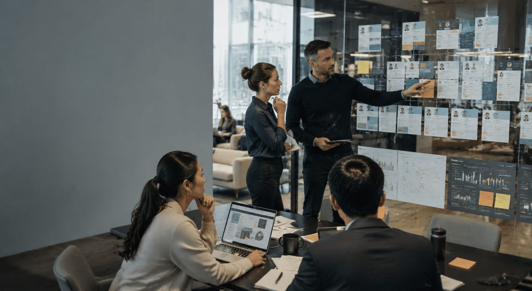 Revenue team sorting company profiles into testable firmographic segments