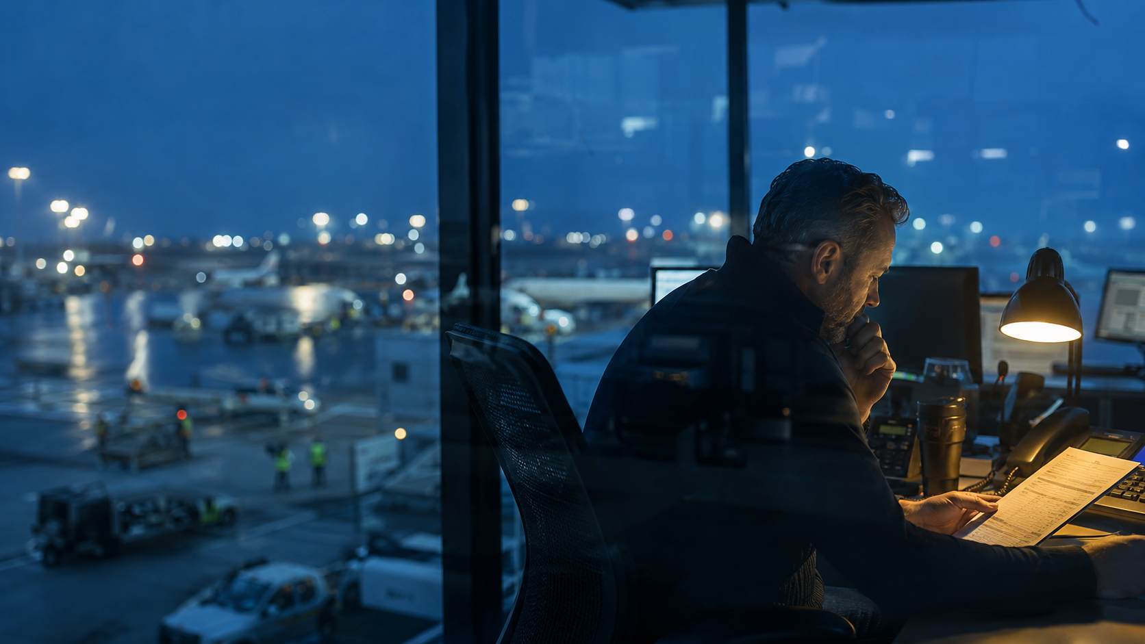 Revenue operations lead reviewing automated prospecting research before authorizing outreach